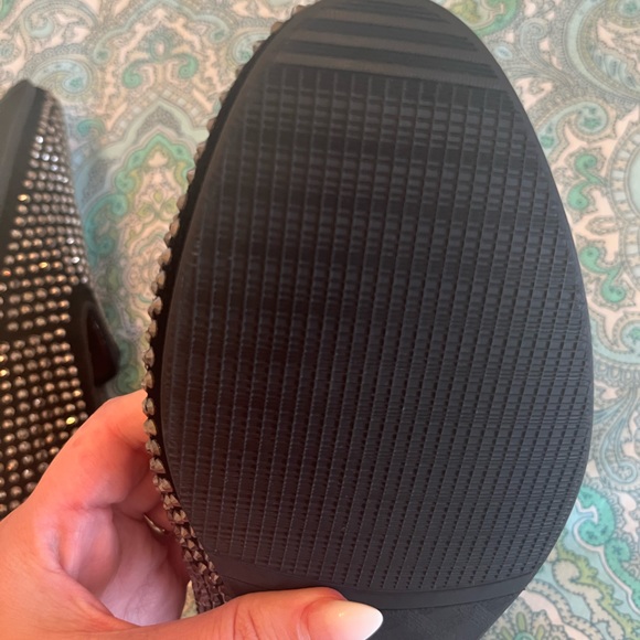 New without box Steve Madden Men's Caviar Rhinestone Slipper Loafer Size 7.5 - Picture 12 of 13